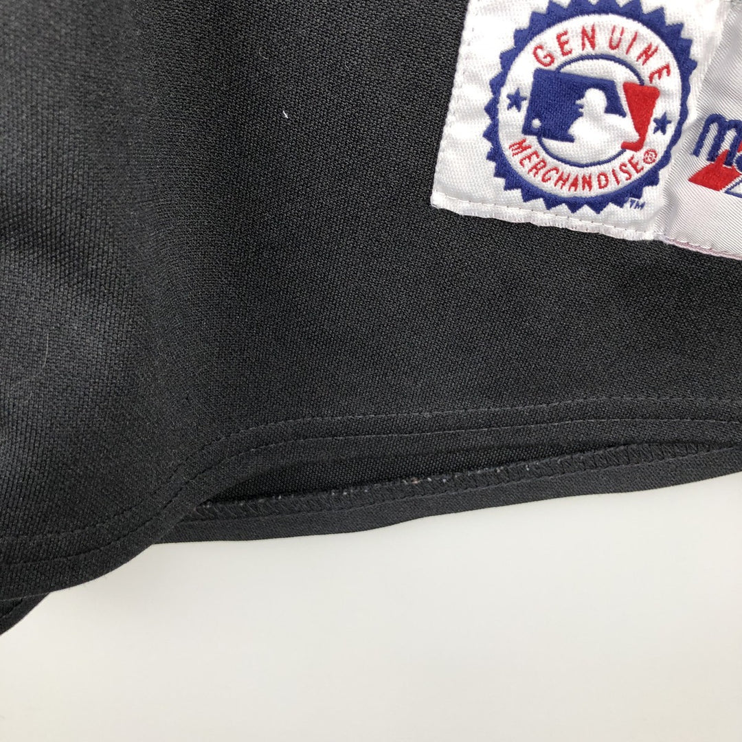 Majestic MLB New York Mets Game Shirt Baseball Shirt Men's Size L unclear black type Vintage Second Hand