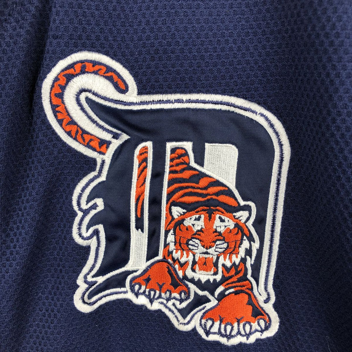 ~2000'S Nike TEAM MLB Detroit Tigers Eagle Pattern Tiger Pattern Game Shirt Baseball Shirt polyester navy blue type Vintage Second Hand