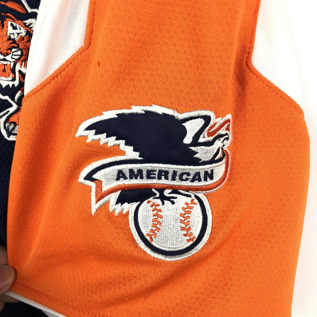 ~2000'S Nike TEAM MLB Detroit Tigers Eagle Pattern Tiger Pattern Game Shirt Baseball Shirt polyester navy blue type Vintage Second Hand