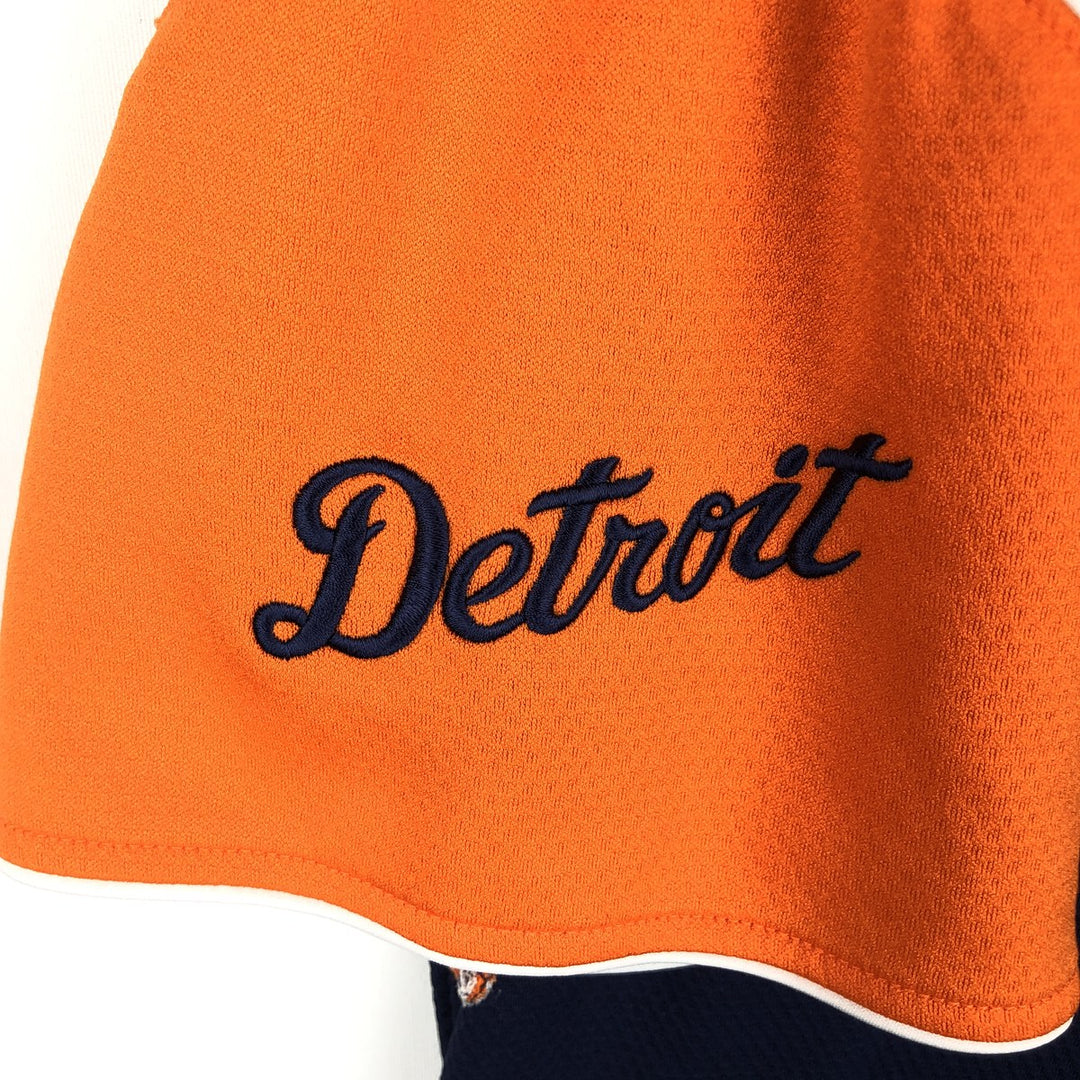 ~2000'S Nike TEAM MLB Detroit Tigers Eagle Pattern Tiger Pattern Game Shirt Baseball Shirt polyester navy blue type Vintage Second Hand