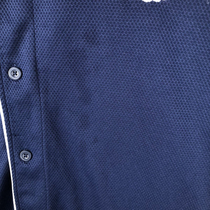 ~2000'S Nike TEAM MLB Detroit Tigers Eagle Pattern Tiger Pattern Game Shirt Baseball Shirt polyester navy blue type Vintage Second Hand
