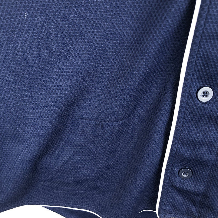 ~2000'S Nike TEAM MLB Detroit Tigers Eagle Pattern Tiger Pattern Game Shirt Baseball Shirt polyester navy blue type Vintage Second Hand