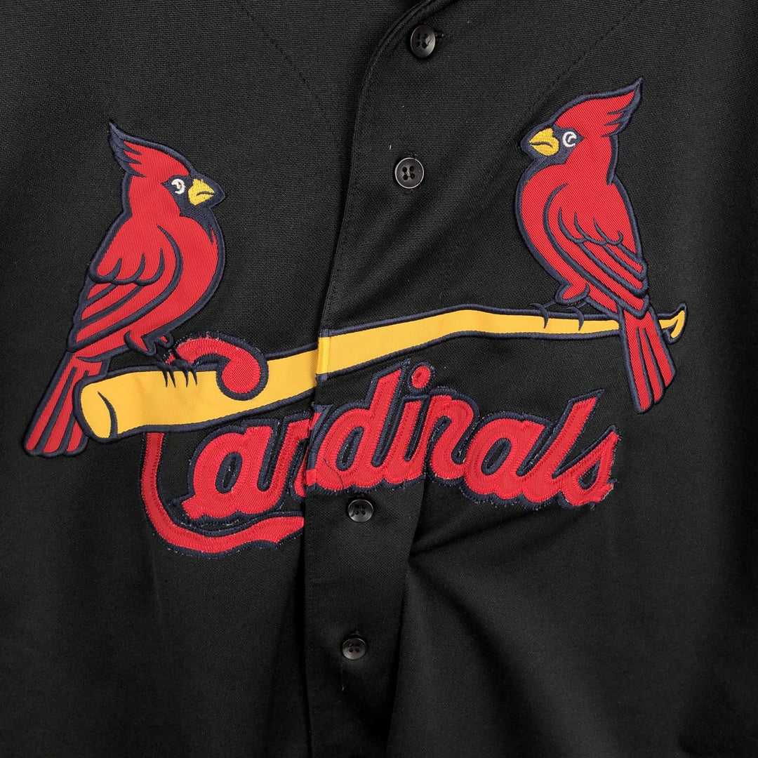 Russell St. Louis Cardinals MLB Game Shirt Baseball Shirt Men's XL (approx.) polyester black type Vintage Second Hand