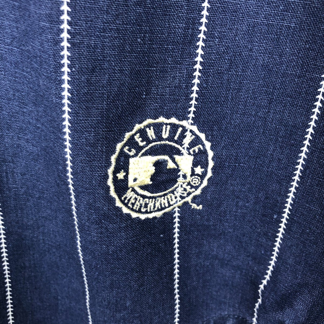 90'S MIRAGE MLB Seattle Mariners Stripe Pattern Game Shirt Baseball Shirt Men's Size M (Equivalent) Vintage others navy blue type Vintage Second Hand