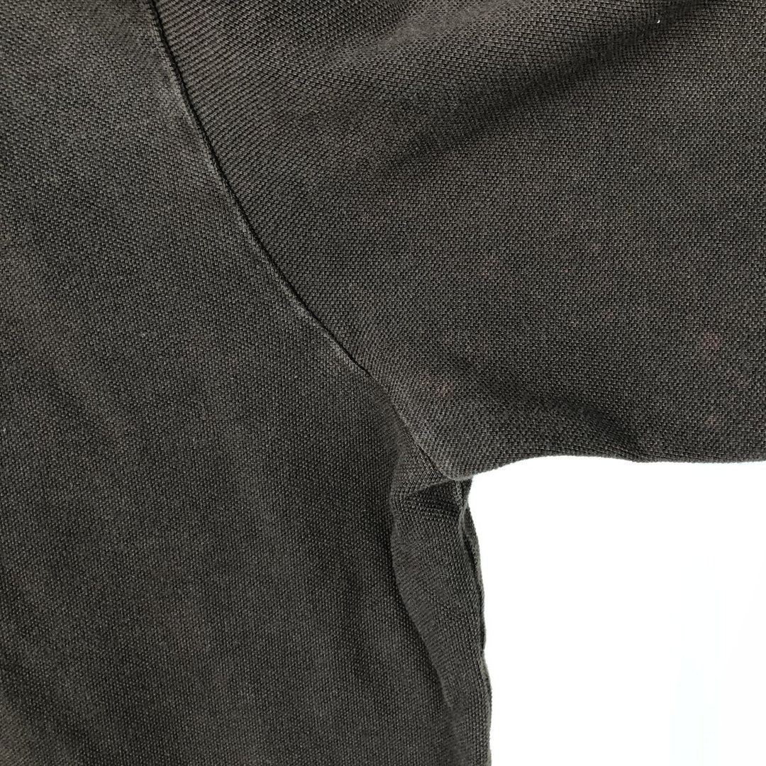 Ralph Lauren POLO by Ralph Lauren long sleeve polo shirt, men's XL size cotton brown type Vintage Second Hand