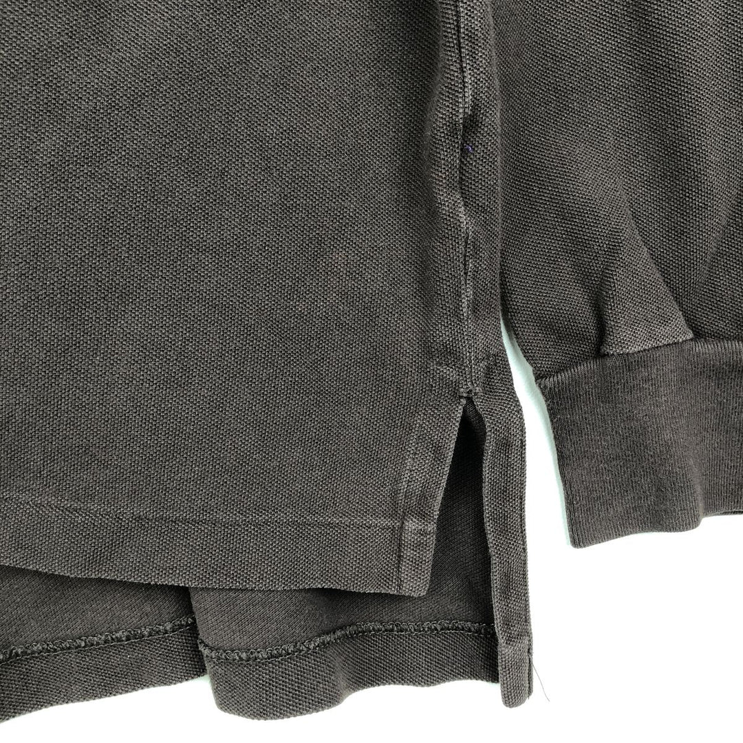 Ralph Lauren POLO by Ralph Lauren long sleeve polo shirt, men's XL size cotton brown type Vintage Second Hand
