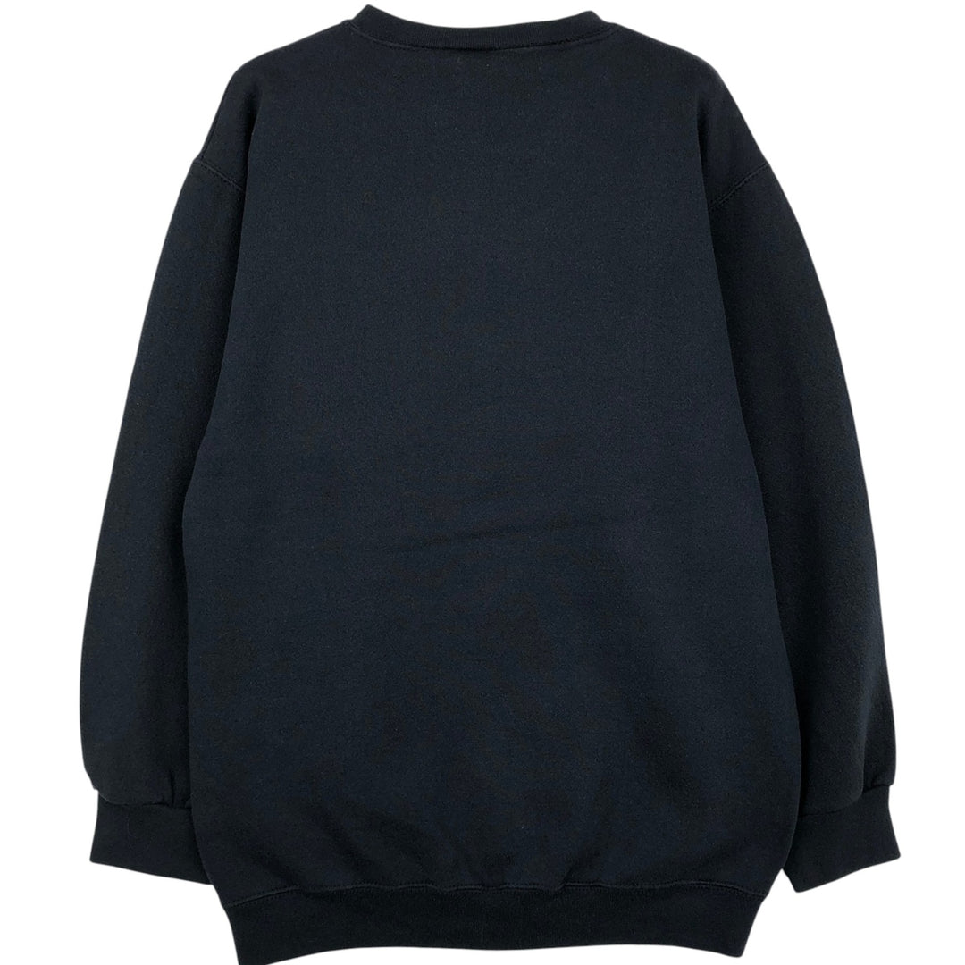 Vintage 90'S HONORS plain blank sweatshirt, made in the USA, size M, men's cotton black type Vintage Second Hand