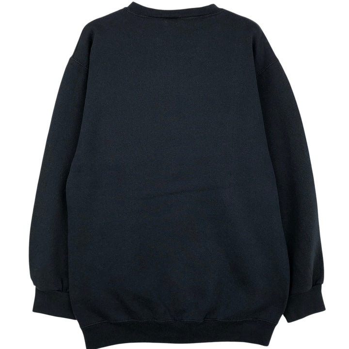 Vintage 90'S HONORS plain blank sweatshirt, made in the USA, size M, men's cotton black type Vintage Second Hand