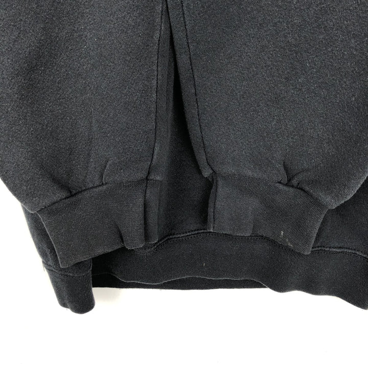 Vintage 90'S HONORS plain blank sweatshirt, made in the USA, size M, men's cotton black type Vintage Second Hand