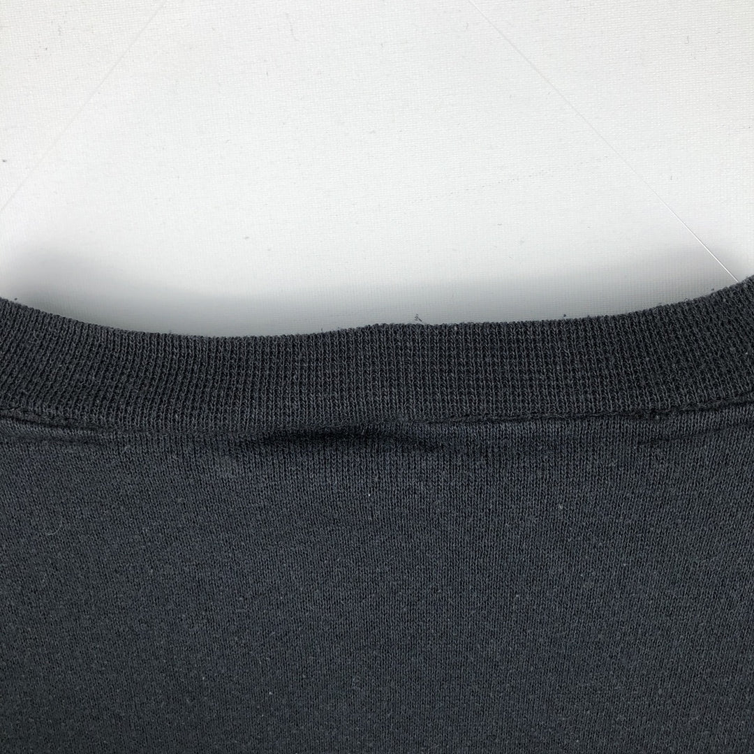 Vintage 90'S HONORS plain blank sweatshirt, made in the USA, size M, men's cotton black type Vintage Second Hand
