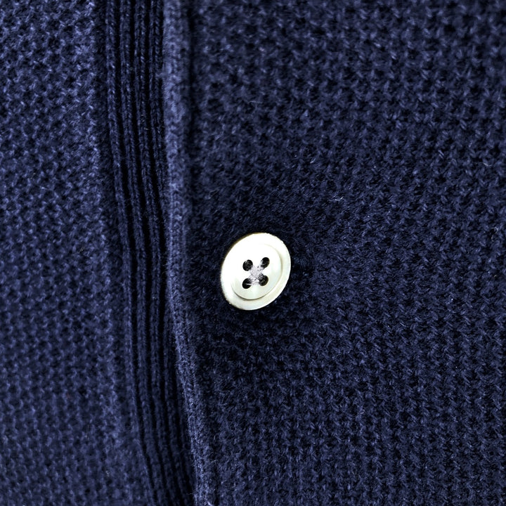 Ralph Lauren POLO GOLF Polo Knit Sweater, Men's Size XXL (approx.) cotton navy blue type Vintage Second Hand