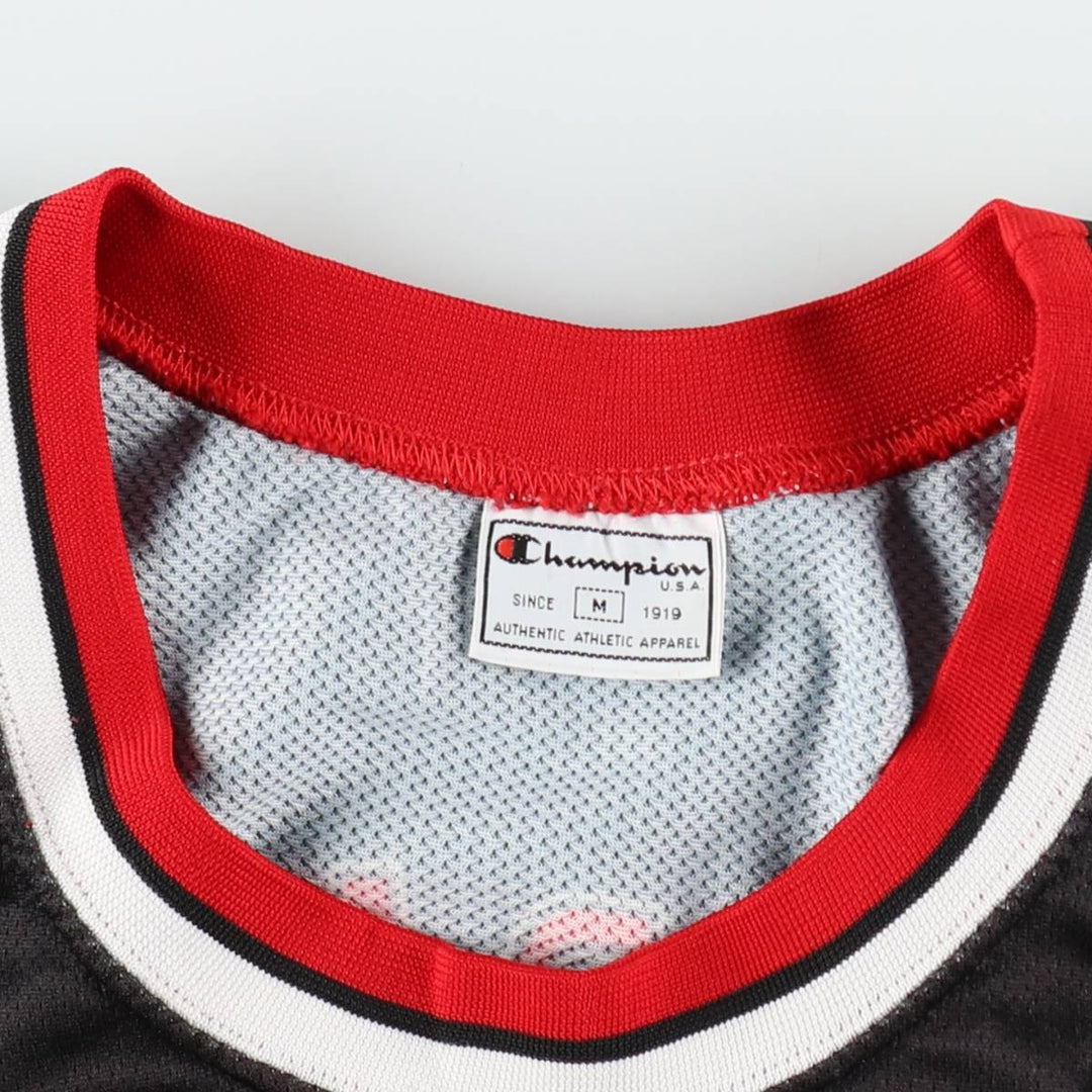 Champion MLB Chicago Cubs Mesh Tank Top Game Shirt, Made in Italy, Men's Size M (approx.) polyester black type Vintage Second Hand