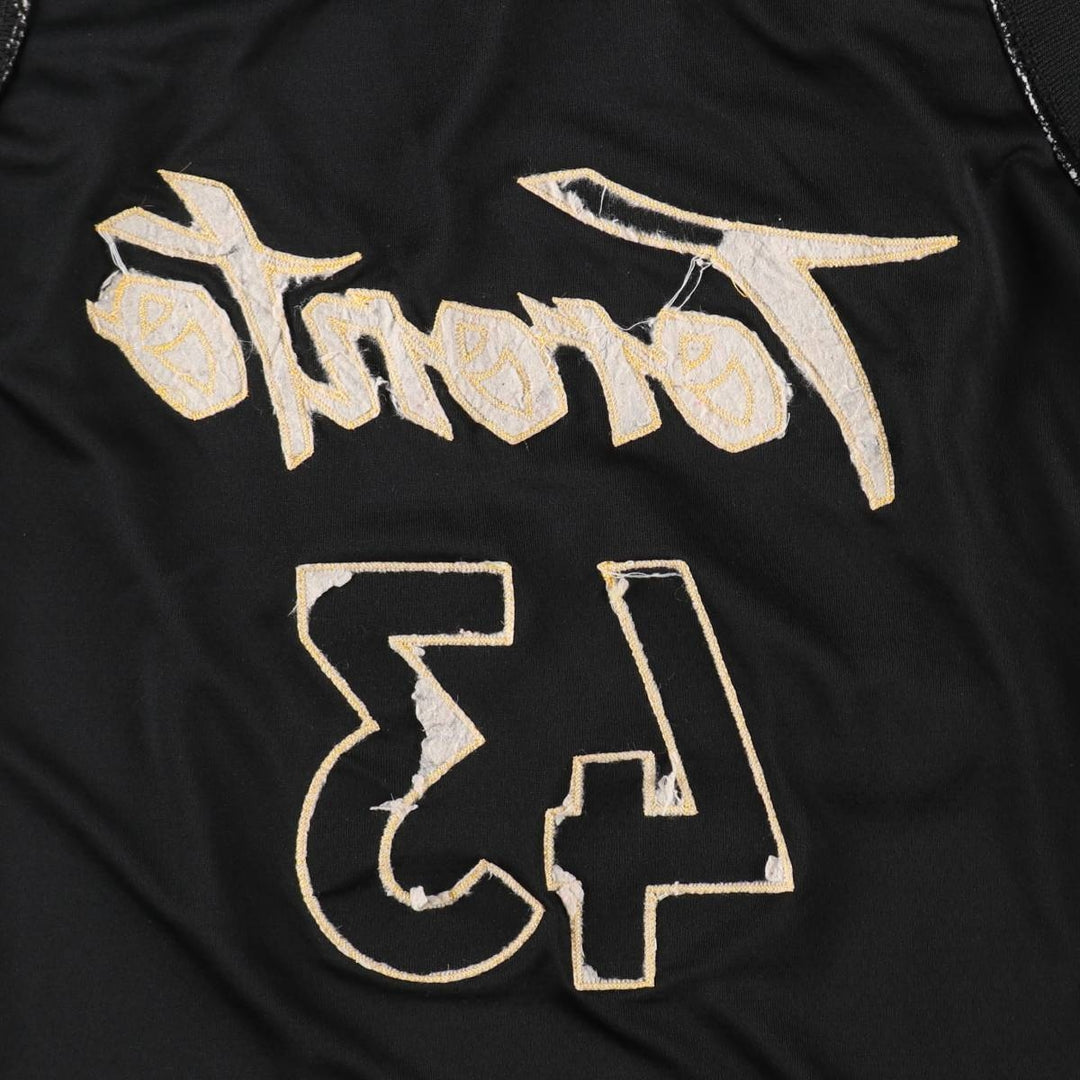 Nike SWINGMAN NBA Toronto Raptors V-Neck Mesh Game Shirt Replica Uniform (Men's XXL equivalent) unclear black type Vintage Second Hand