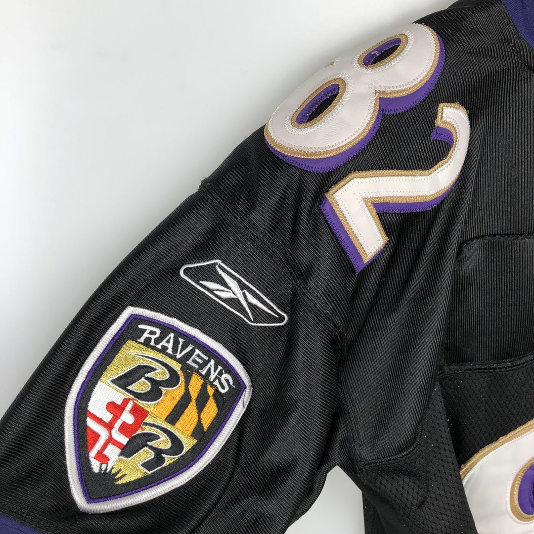 Reebok NFL Baltimore Ravens V-Neck Mesh Game Shirt Football Shirt Men's XL (approx.) unclear black type Vintage Second Hand