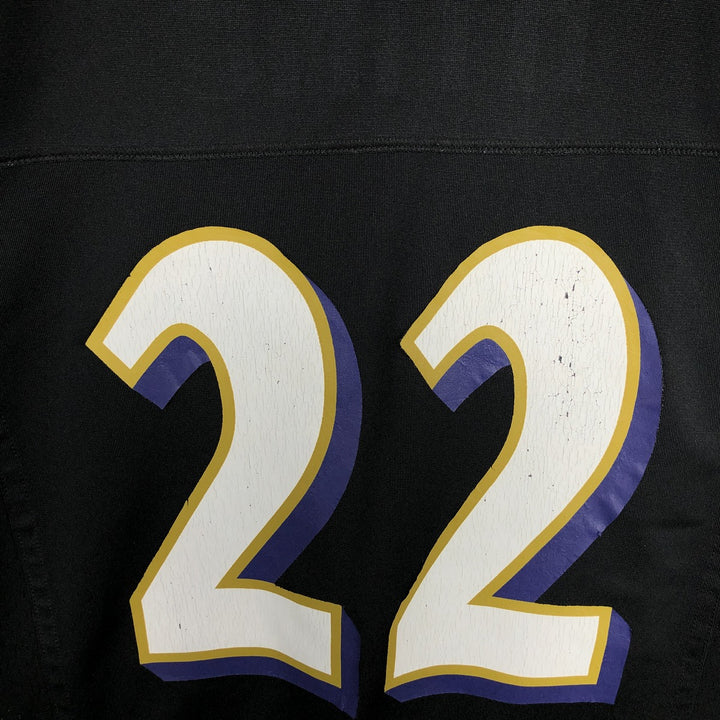 Nike NFL Baltimore Ravens V-neck Game Shirt Football Shirt (Men's Size M) polyester black type Vintage Second Hand