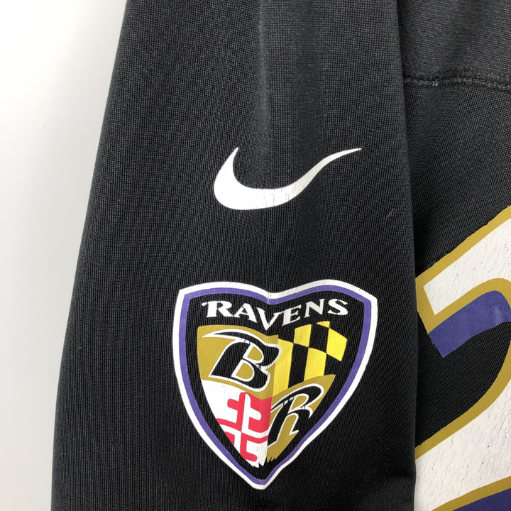 Nike NFL Baltimore Ravens V-neck Game Shirt Football Shirt (Men's Size M) polyester black type Vintage Second Hand
