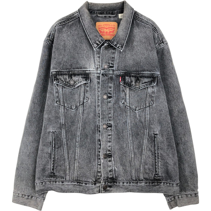 Levi's denim jacket, denim jacket, men's size XL cotton gray type Vintage Second Hand