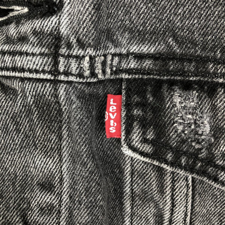 Levi's denim jacket, denim jacket, men's size XL cotton gray type Vintage Second Hand
