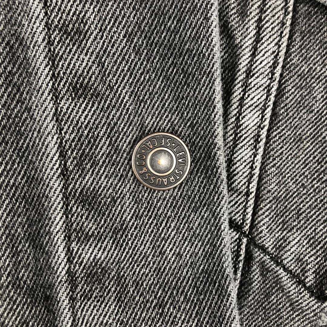 Levi's denim jacket, denim jacket, men's size XL cotton gray type Vintage Second Hand