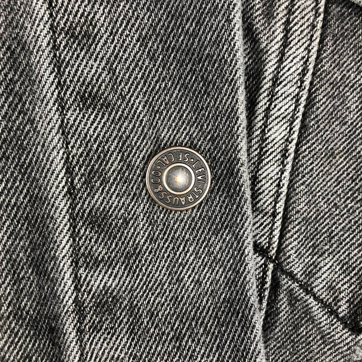 Levi's denim jacket, denim jacket, men's size XL cotton gray type Vintage Second Hand