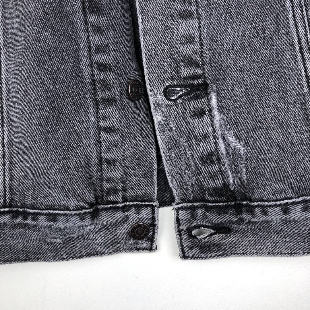Levi's denim jacket, denim jacket, men's size XL cotton gray type Vintage Second Hand