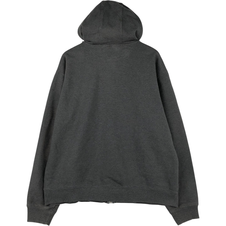 Dickies Sweat Full Zip Hoodie Men's XL cotton gray type Vintage Second Hand