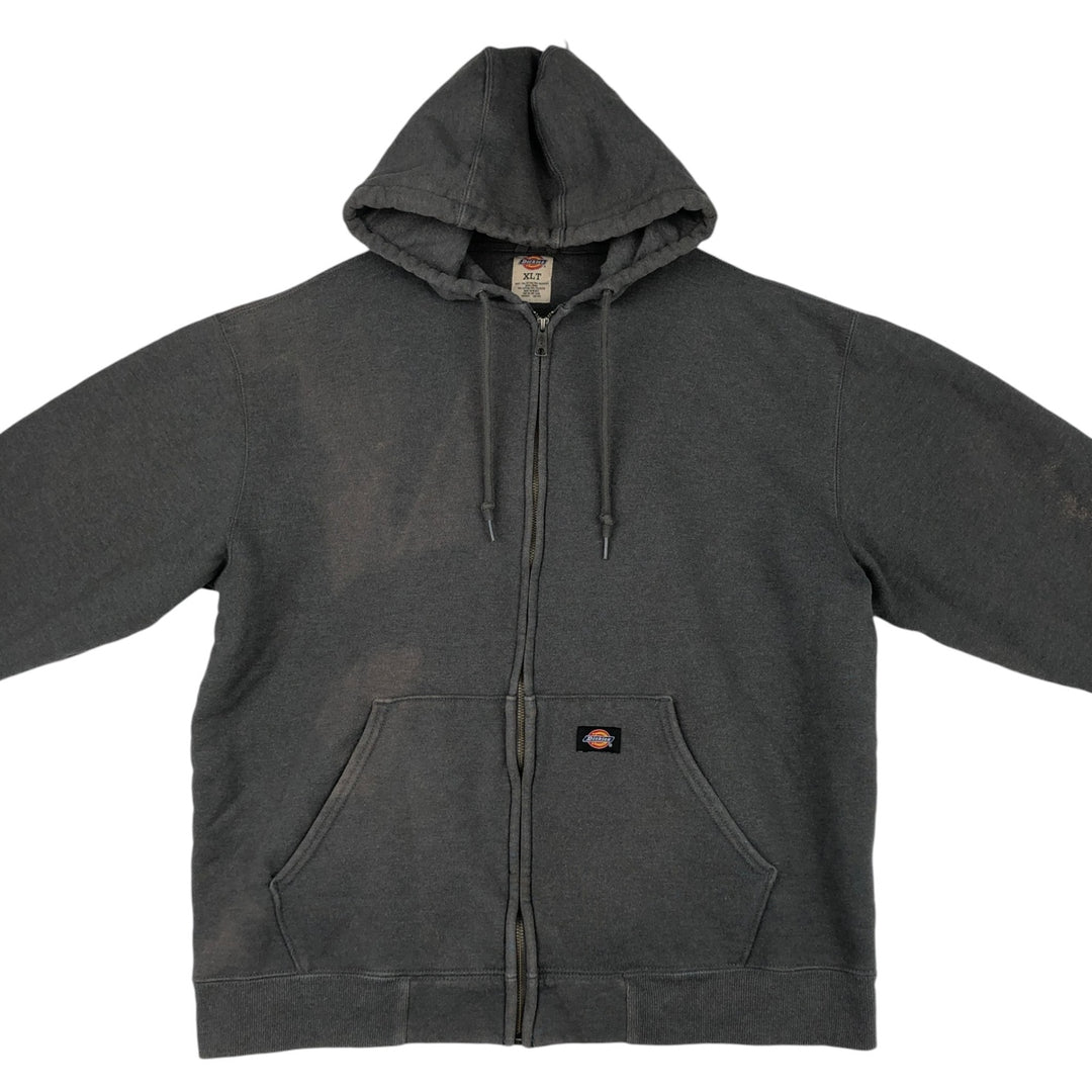 Dickies Sweat Full Zip Hoodie Men's XL cotton gray type Vintage Second Hand