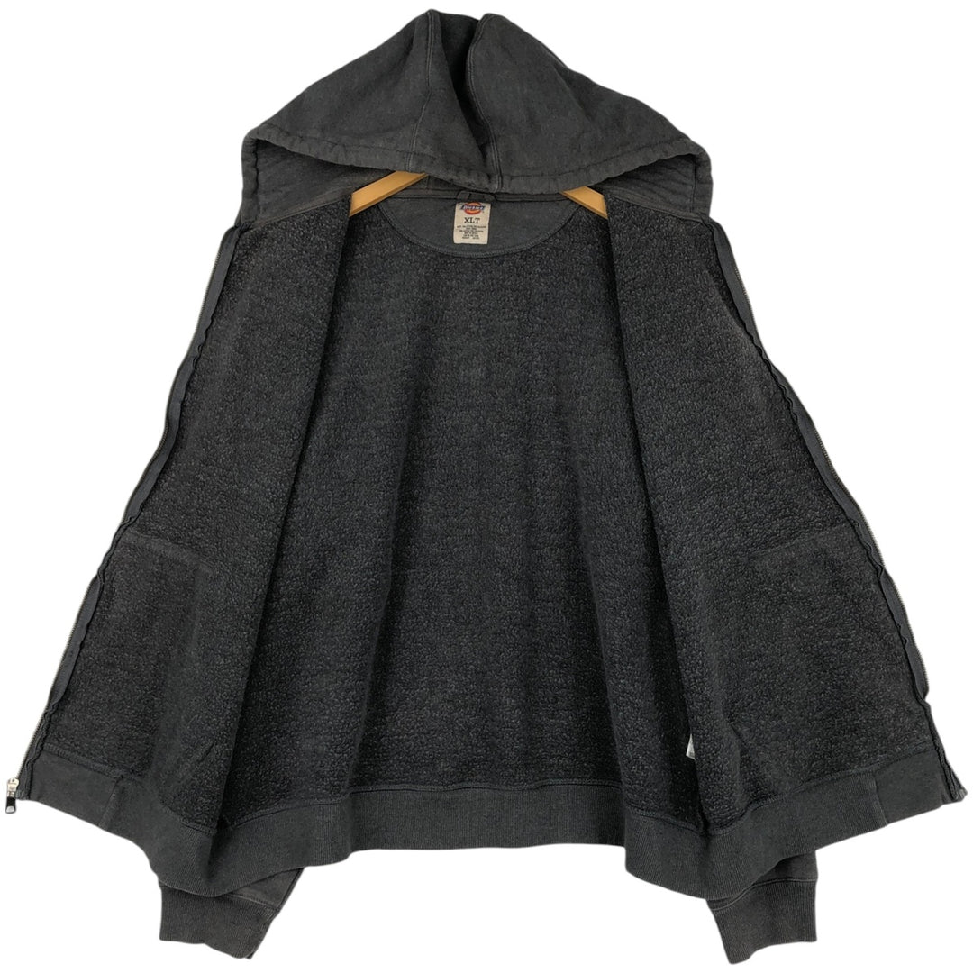 Dickies Sweat Full Zip Hoodie Men's XL cotton gray type Vintage Second Hand