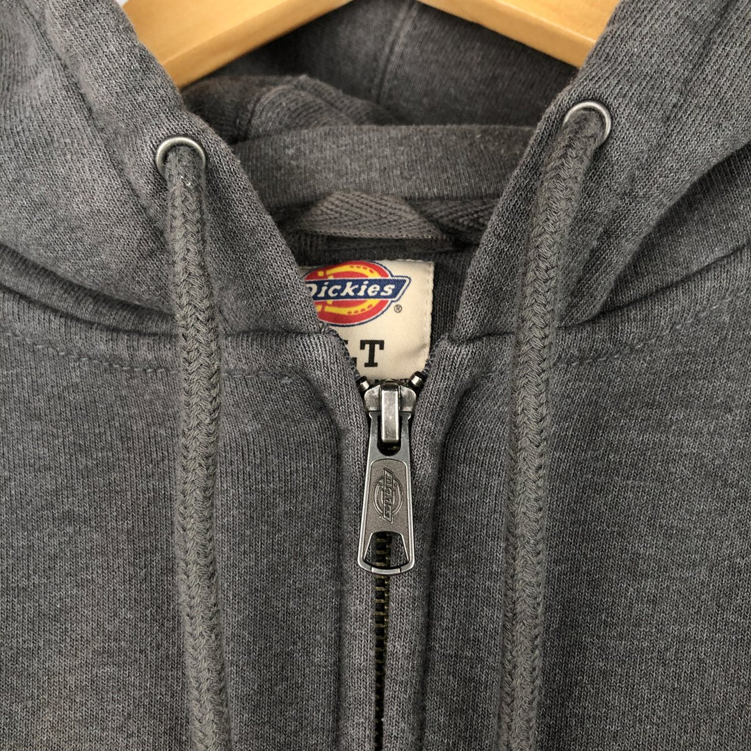 Dickies Sweat Full Zip Hoodie Men's XL cotton gray type Vintage Second Hand