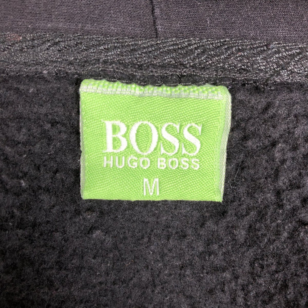 Hugo Boss HUGO BOSS Sweat Full-Zip Hoodie, Men's Size M (approx.) unclear black type Vintage Second Hand