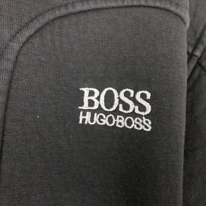 Hugo Boss HUGO BOSS Sweat Full-Zip Hoodie, Men's Size M (approx.) unclear black type Vintage Second Hand