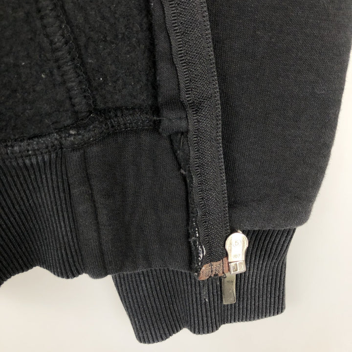 Hugo Boss HUGO BOSS Sweat Full-Zip Hoodie, Men's Size M (approx.) unclear black type Vintage Second Hand