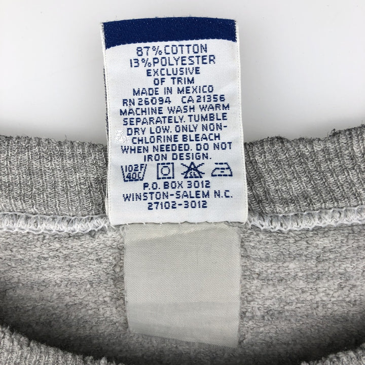90'S Champion Authentic Athletic Apparel One-Point Logo Sweatshirt, Men's XXL equivalent. cotton gray type Vintage Second Hand