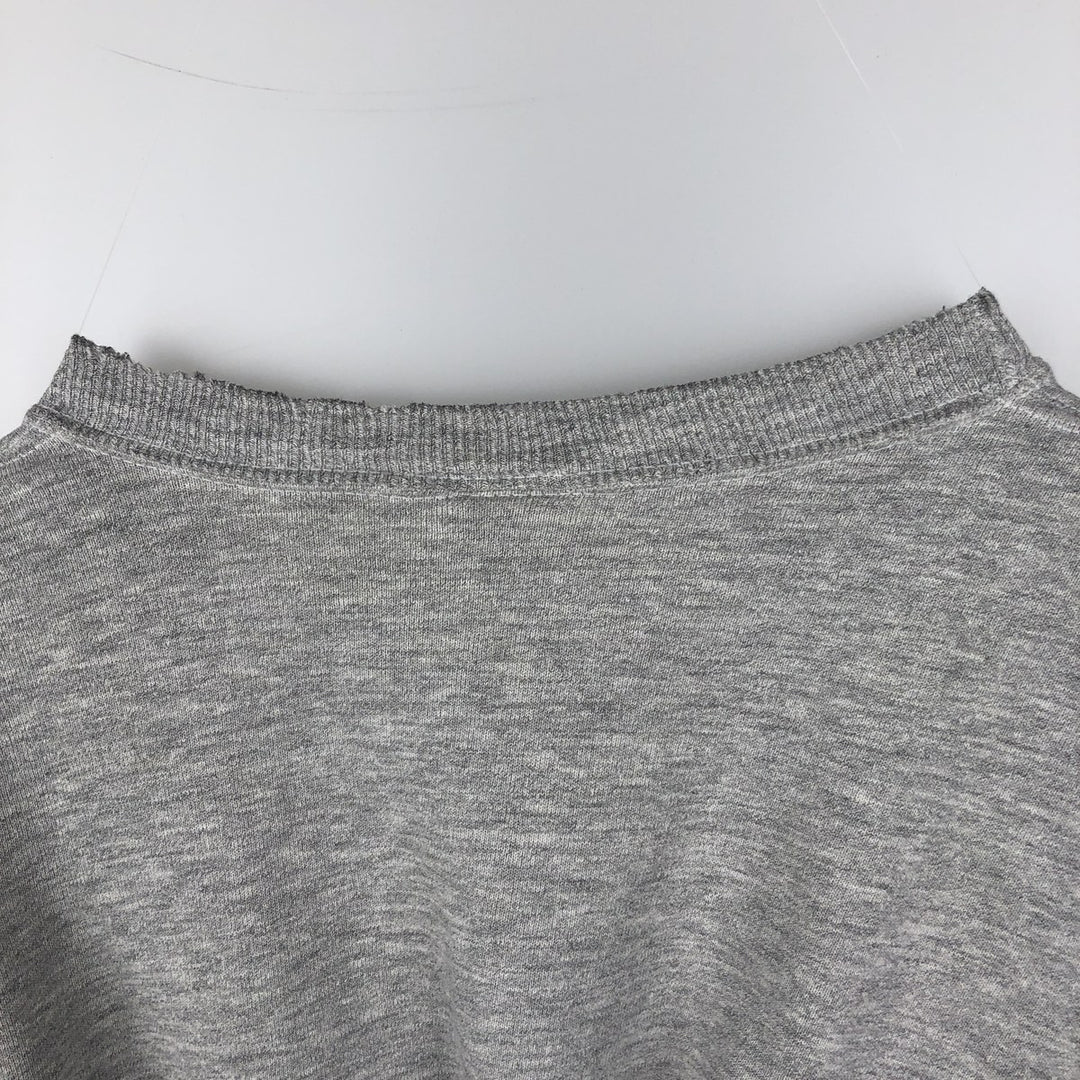 90'S Champion Authentic Athletic Apparel One-Point Logo Sweatshirt, Men's XXL equivalent. cotton gray type Vintage Second Hand