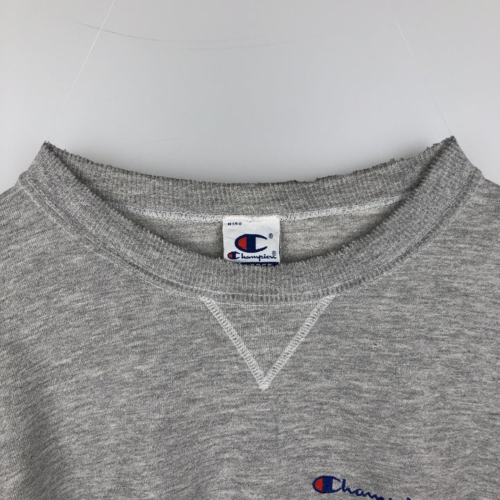 90'S Champion Authentic Athletic Apparel One-Point Logo Sweatshirt, Men's XXL equivalent. cotton gray type Vintage Second Hand