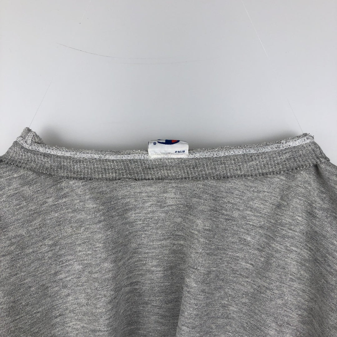 90'S Champion Authentic Athletic Apparel One-Point Logo Sweatshirt, Men's XXL equivalent. cotton gray type Vintage Second Hand