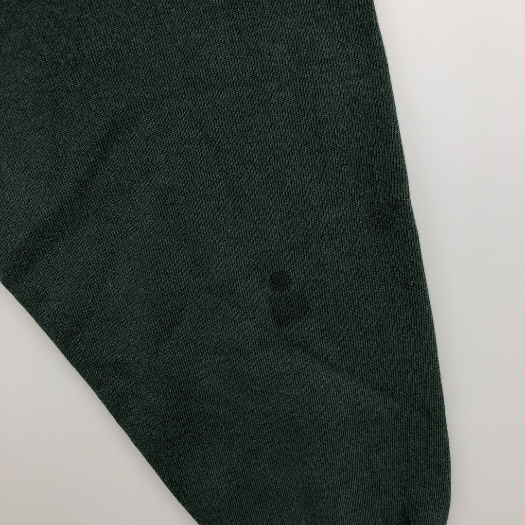 90'S Champion AUTHENTIC ATHLETIC APPAREL One-Point Logo Sweatshirt, Made in USA, Men's Size L (approx.) cotton Green type dark green Vintage Second Hand