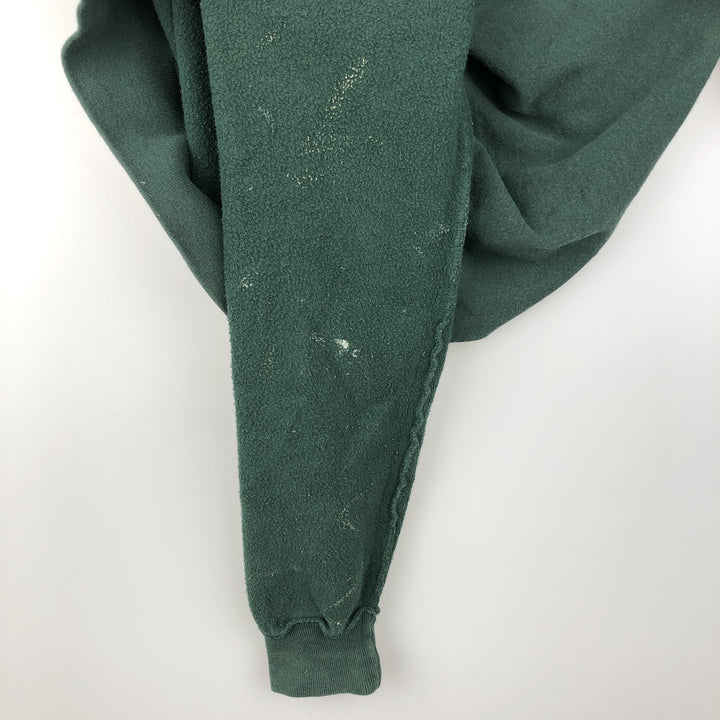 90'S Champion AUTHENTIC ATHLETIC APPAREL One-Point Logo Sweatshirt, Made in USA, Men's Size L (approx.) cotton Green type dark green Vintage Second Hand