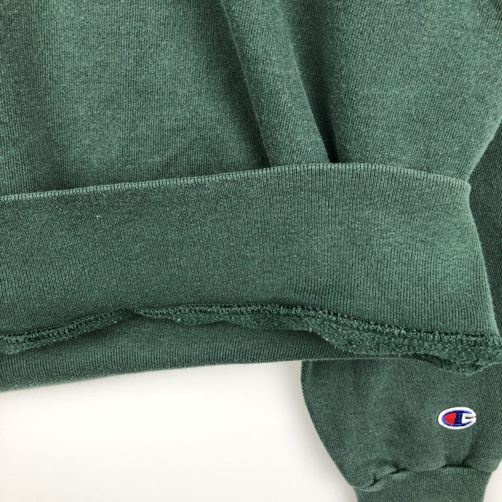 90'S Champion AUTHENTIC ATHLETIC APPAREL One-Point Logo Sweatshirt, Made in USA, Men's Size L (approx.) cotton Green type dark green Vintage Second Hand