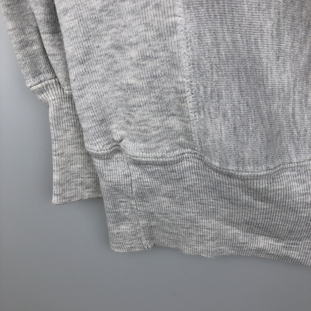 90'S Champion Reverse Weave Embroidered Tag College Sweatshirt, Men's Size L (Equivalent), Vintage cotton gray type Vintage Second Hand