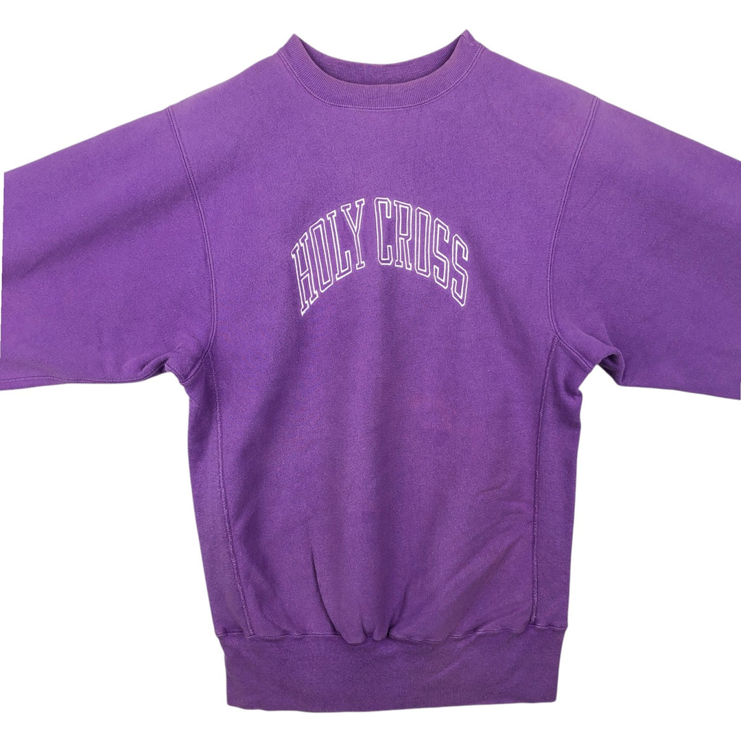 90'S Champion Reverse Weave College Sweatshirt, Made in USA, Men's XXL equivalent, Vintage cotton purple type Vintage Second Hand