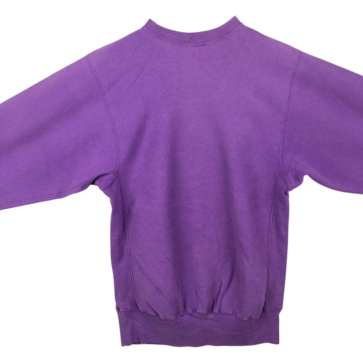 90'S Champion Reverse Weave College Sweatshirt, Made in USA, Men's XXL equivalent, Vintage cotton purple type Vintage Second Hand