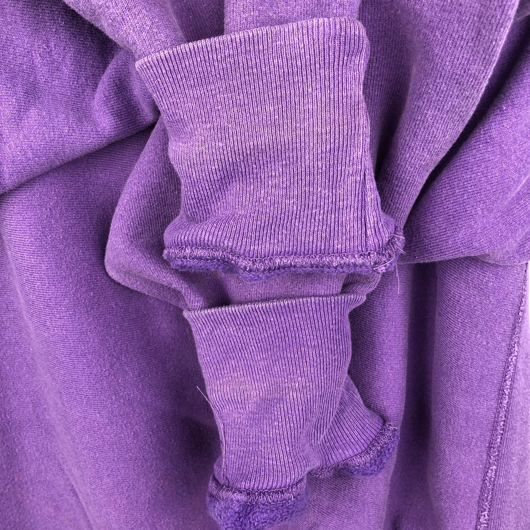 90'S Champion Reverse Weave College Sweatshirt, Made in USA, Men's XXL equivalent, Vintage cotton purple type Vintage Second Hand