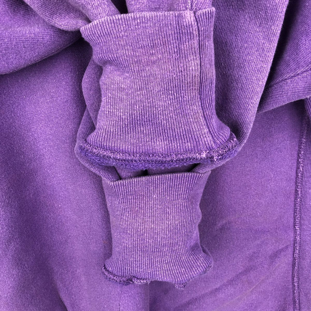 90'S Champion Reverse Weave College Sweatshirt, Made in USA, Men's XXL equivalent, Vintage cotton purple type Vintage Second Hand