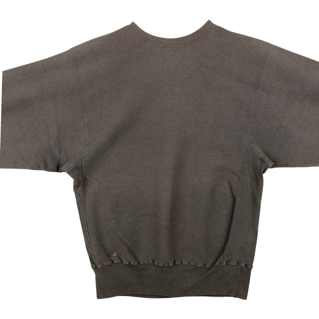 90'S Champion Reverse Weave College Sweatshirt, Made in USA, Men's XL, Vintage cotton brown type Vintage Second Hand