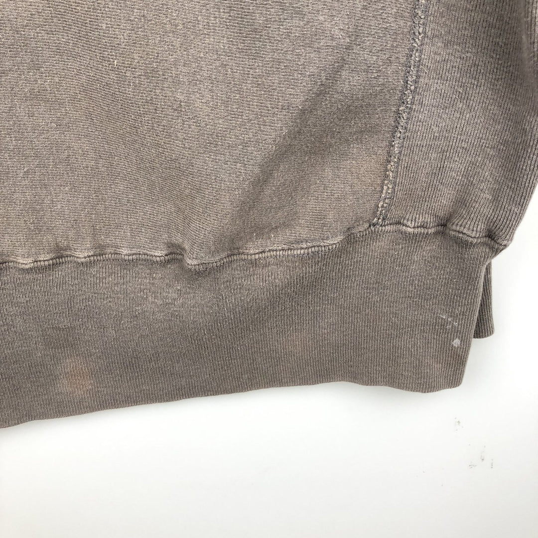 90'S Champion Reverse Weave College Sweatshirt, Made in USA, Men's XL, Vintage cotton brown type Vintage Second Hand