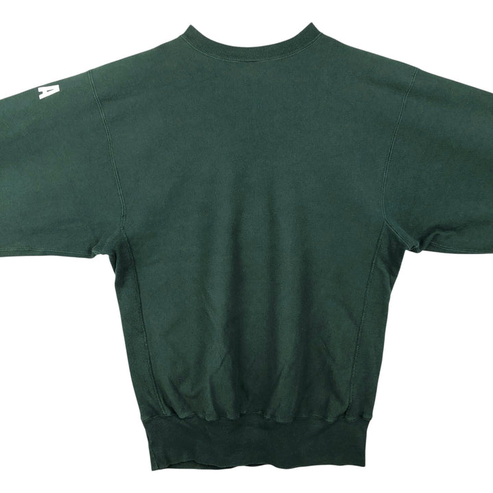 90'S Champion Reverse Weave College Sweatshirt, Made in USA, Men's XXL equivalent, Vintage cotton green type Vintage Second Hand
