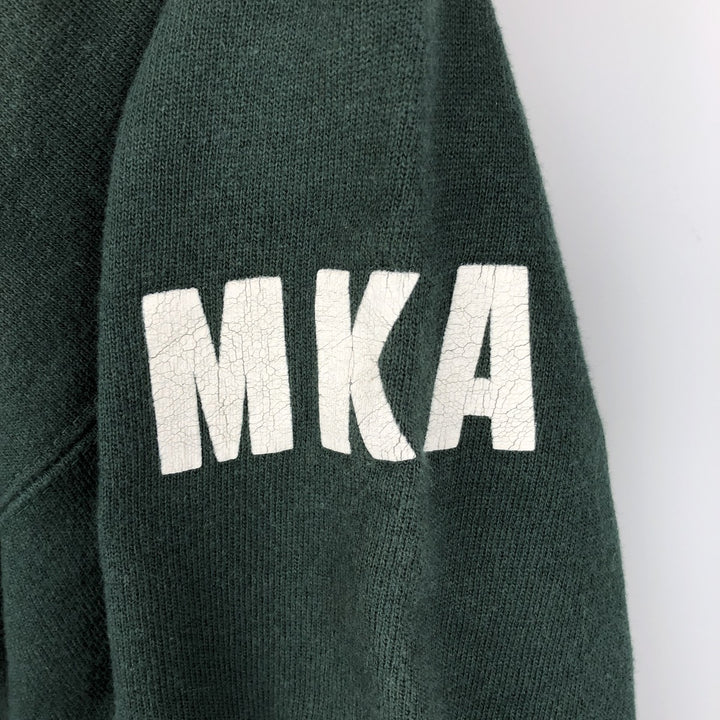90'S Champion Reverse Weave College Sweatshirt, Made in USA, Men's XXL equivalent, Vintage cotton green type Vintage Second Hand