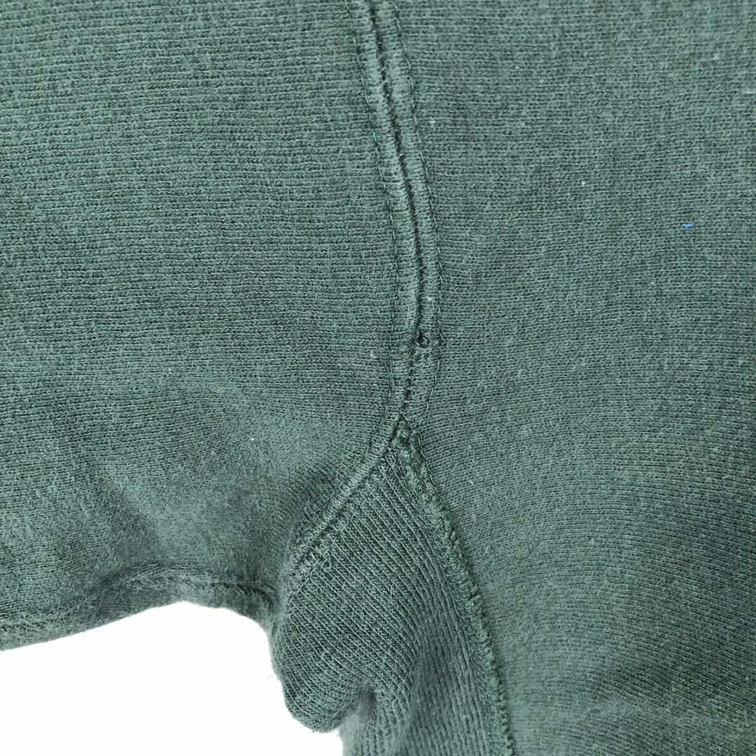 90'S Champion Reverse Weave College Sweatshirt, Made in USA, Men's XXL equivalent, Vintage cotton green type Vintage Second Hand
