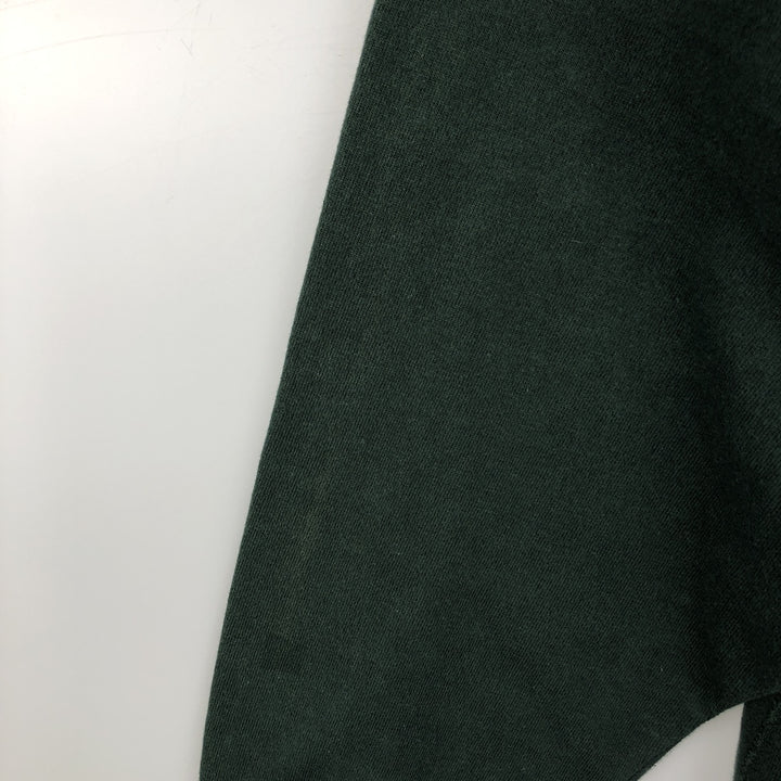90'S Champion Reverse Weave College Sweatshirt, Made in USA, Men's XXL equivalent, Vintage cotton green type Vintage Second Hand